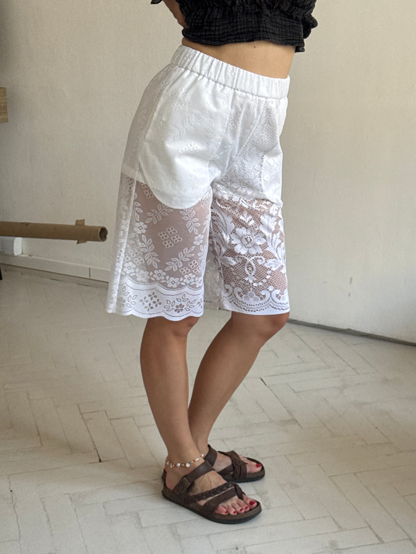 Vintage curtain shorts