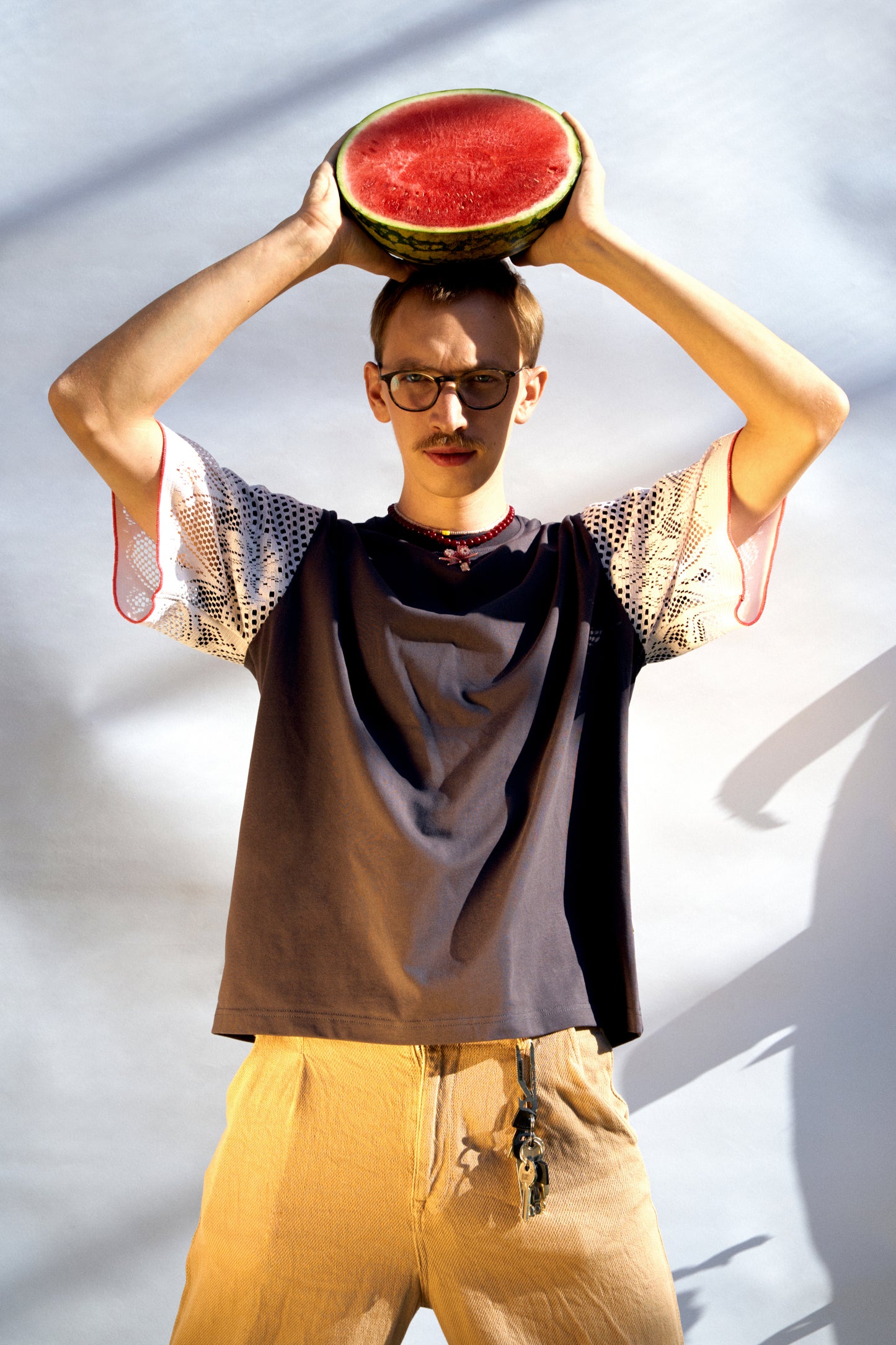 T-shirt with firanka-sleeves
