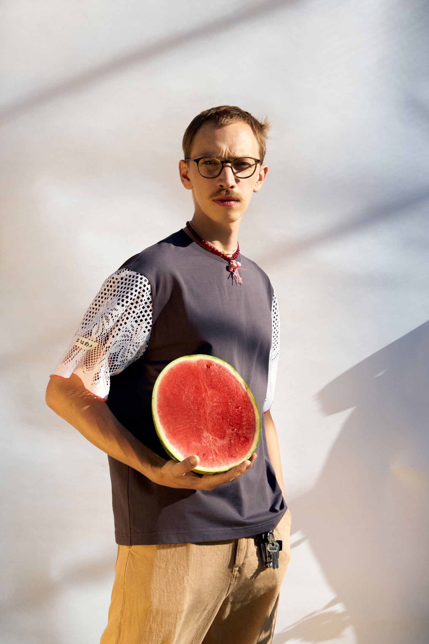 T-shirt with firanka-sleeves