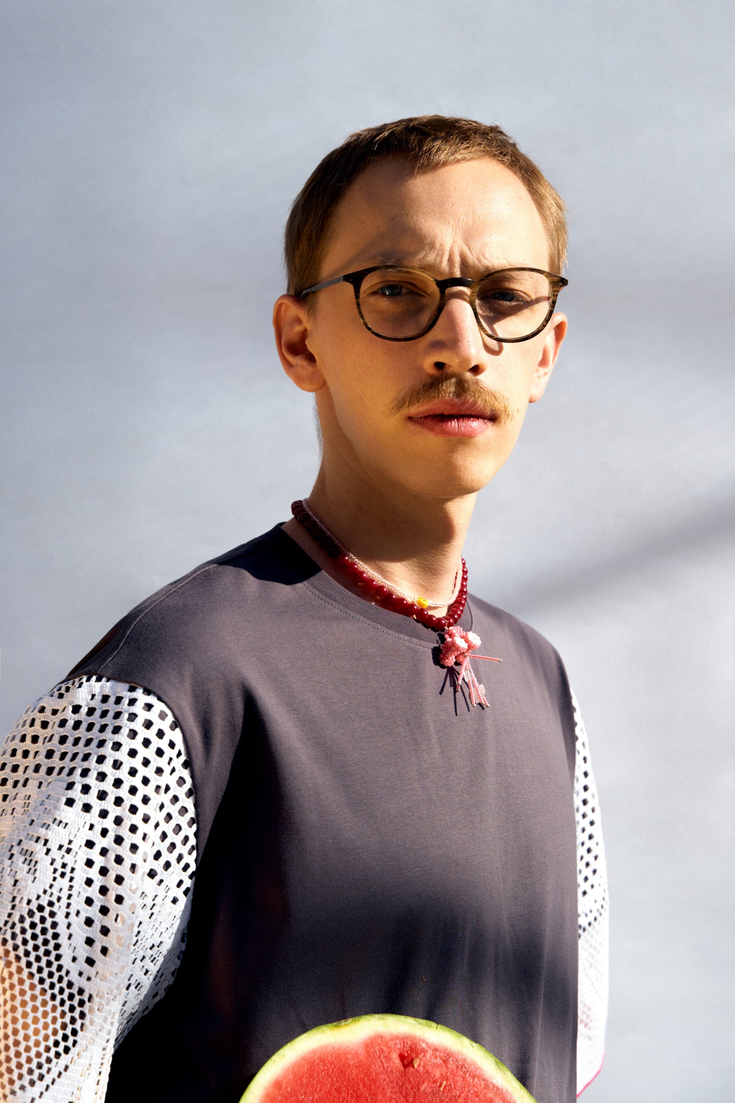 T-shirt with firanka-sleeves