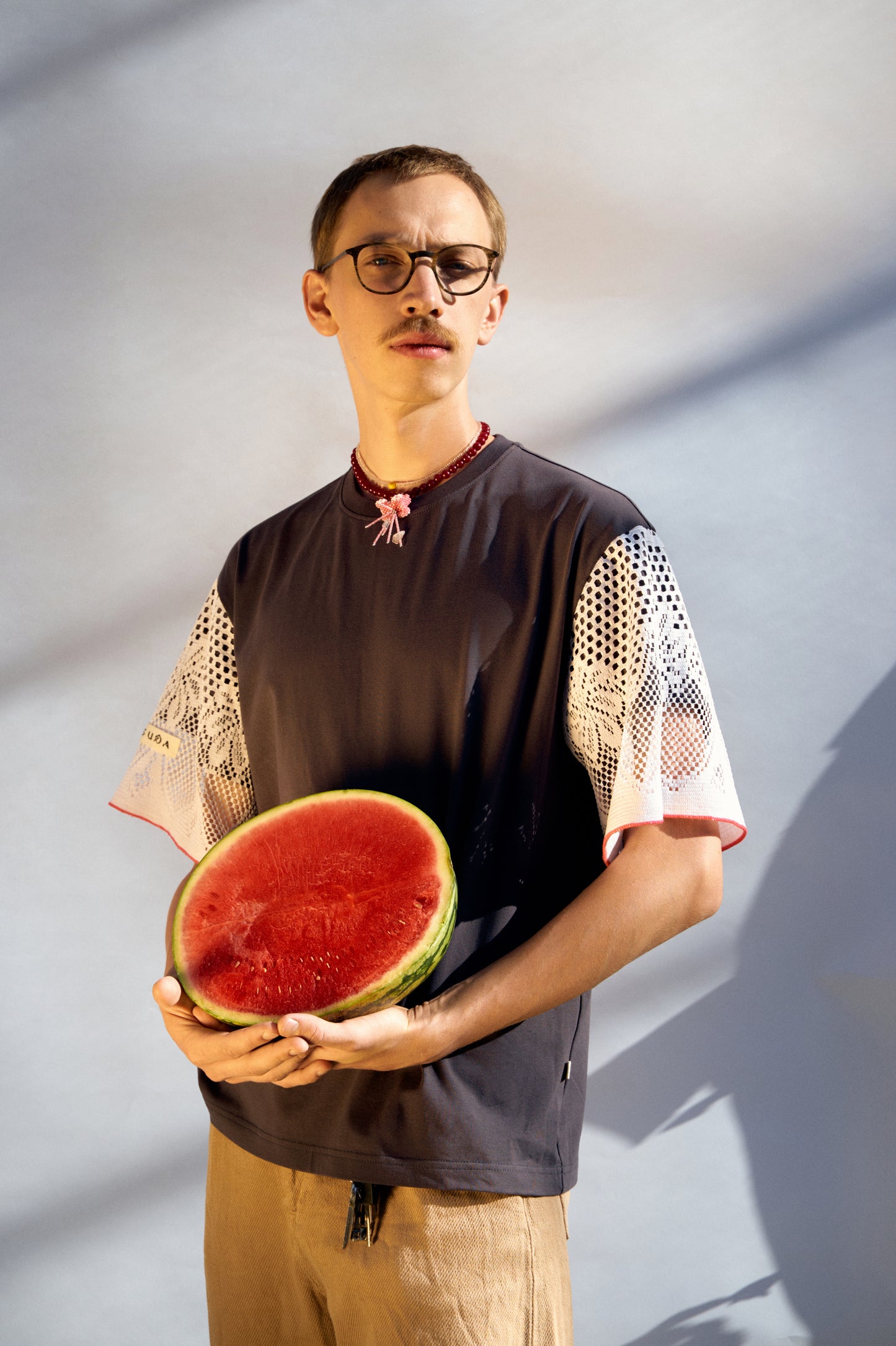 T-shirt with firanka-sleeves