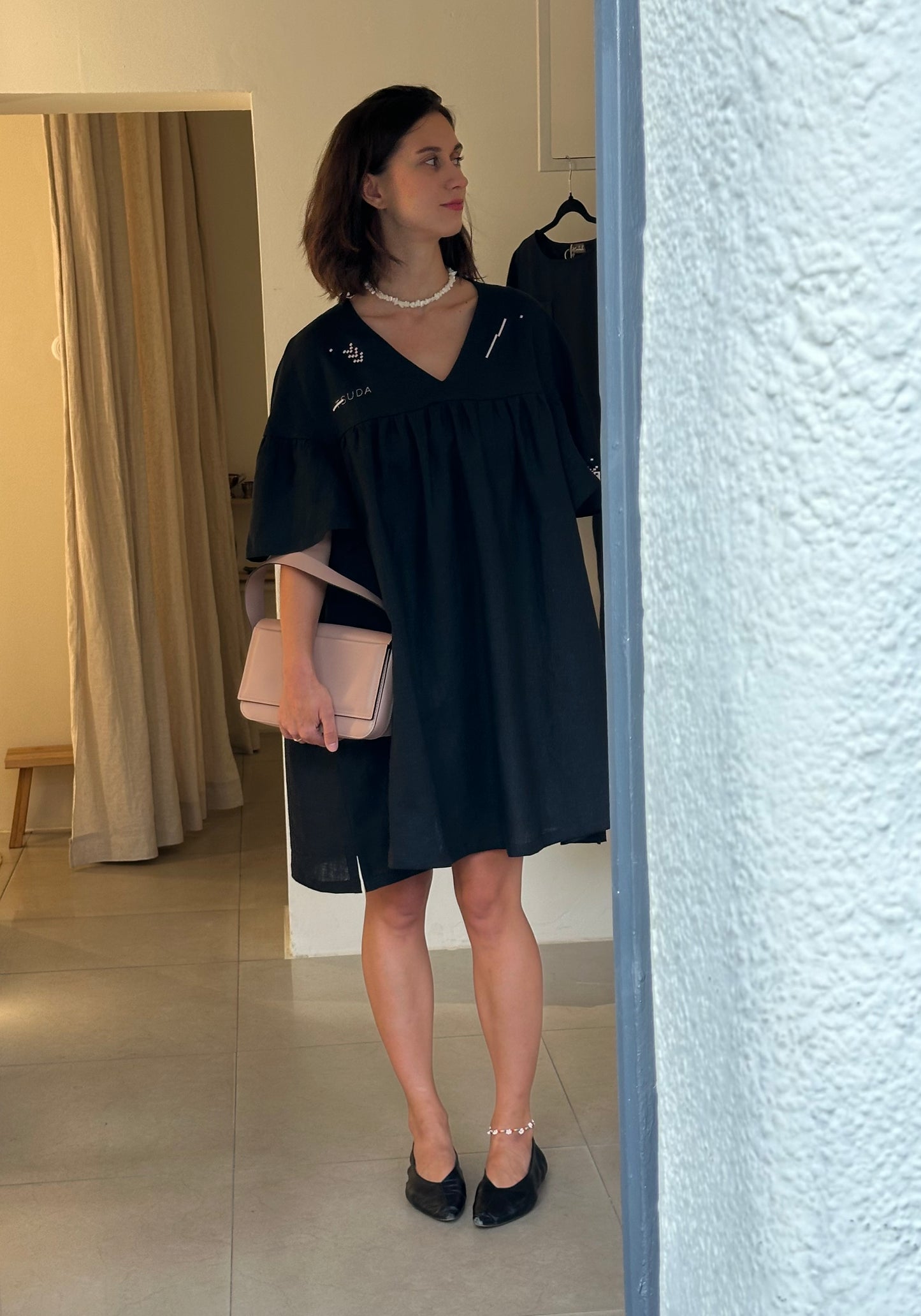 Linen Dress “Black”