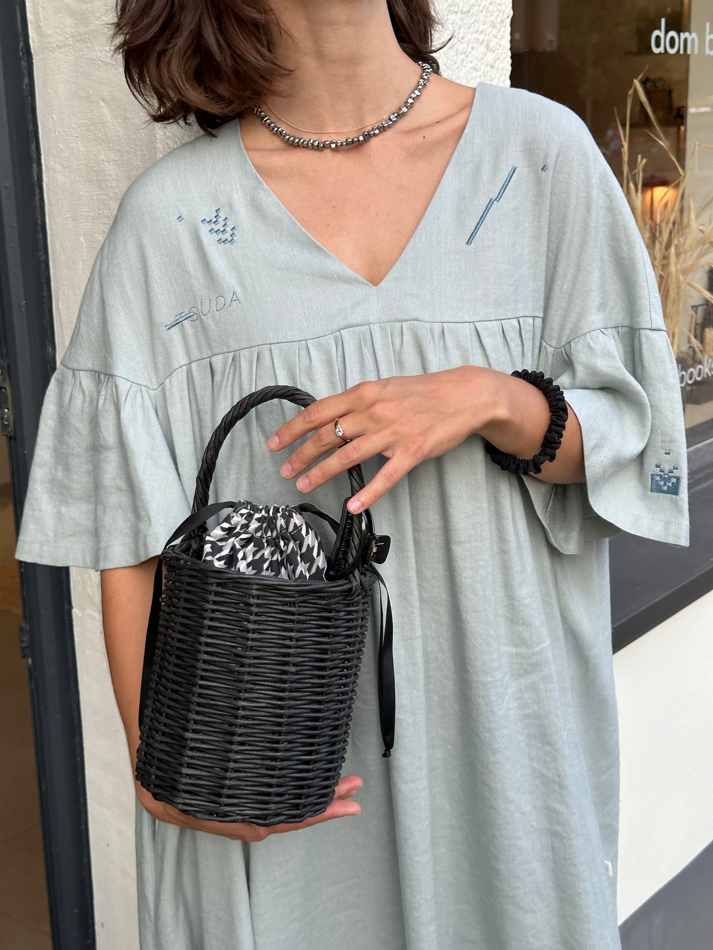 Linen Dress "Fresh Sky"