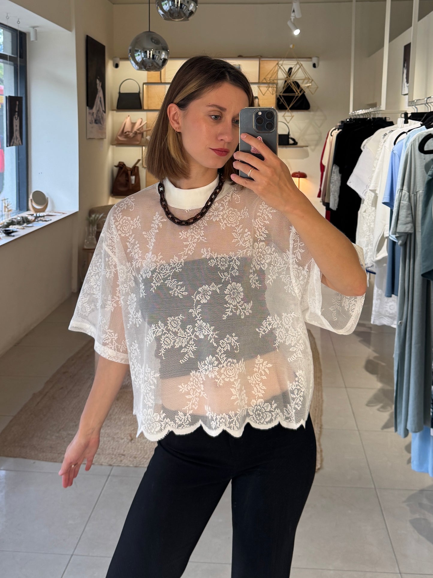 T-shirt from curtains
