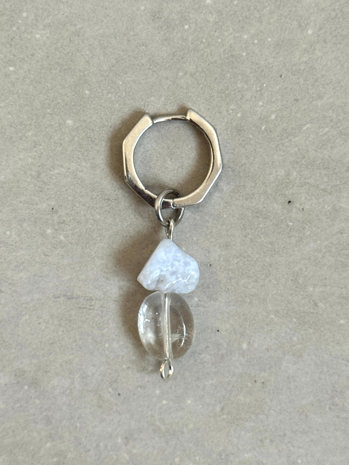 Earrings with a tractor