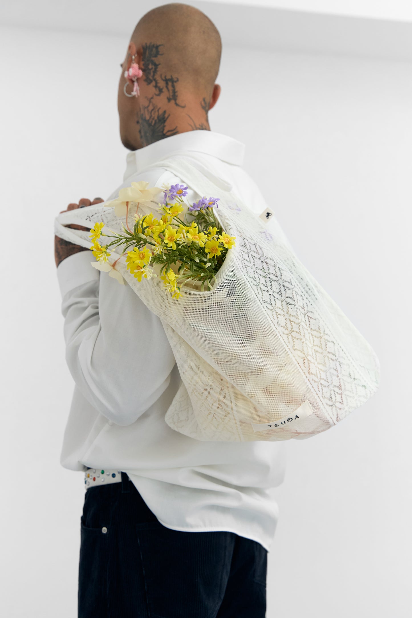 Vintage Curtain Bag