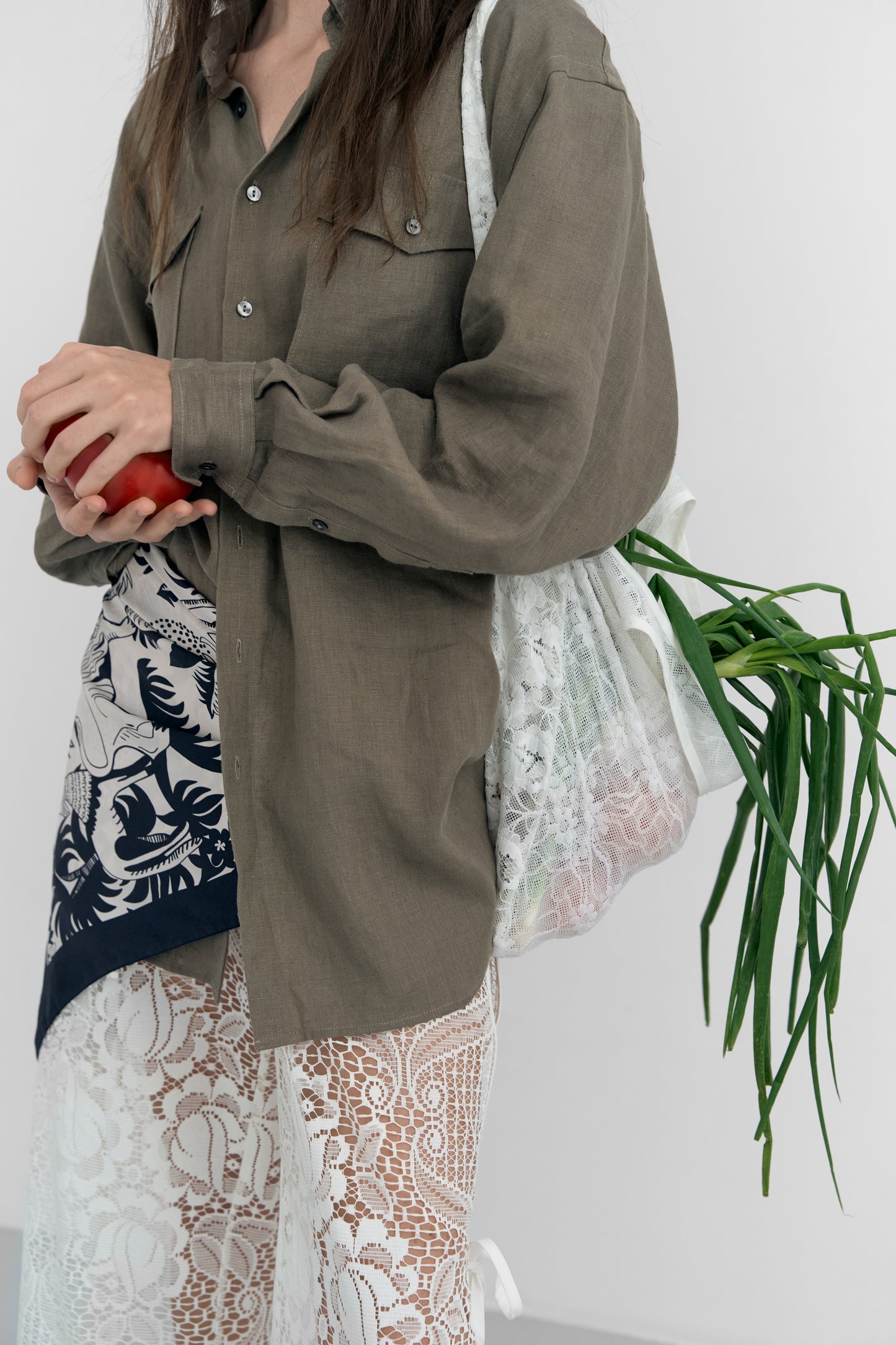 Vintage Curtain Bag