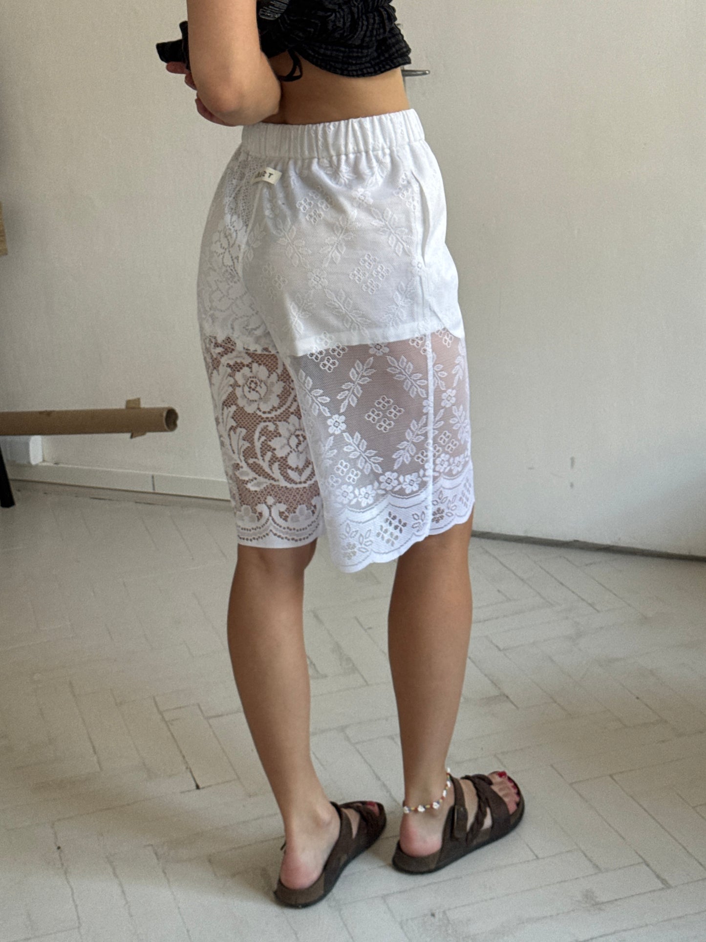 Vintage curtain shorts