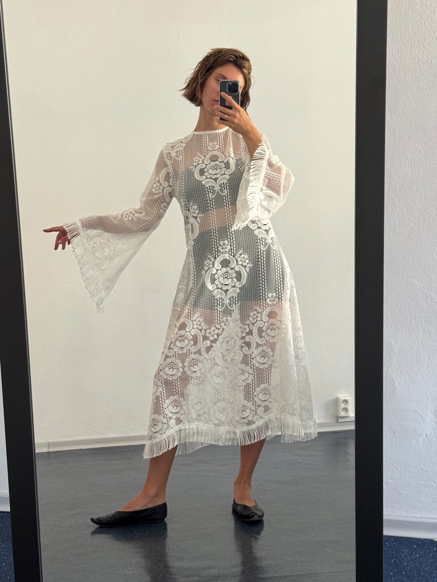 Vintage curtain dress