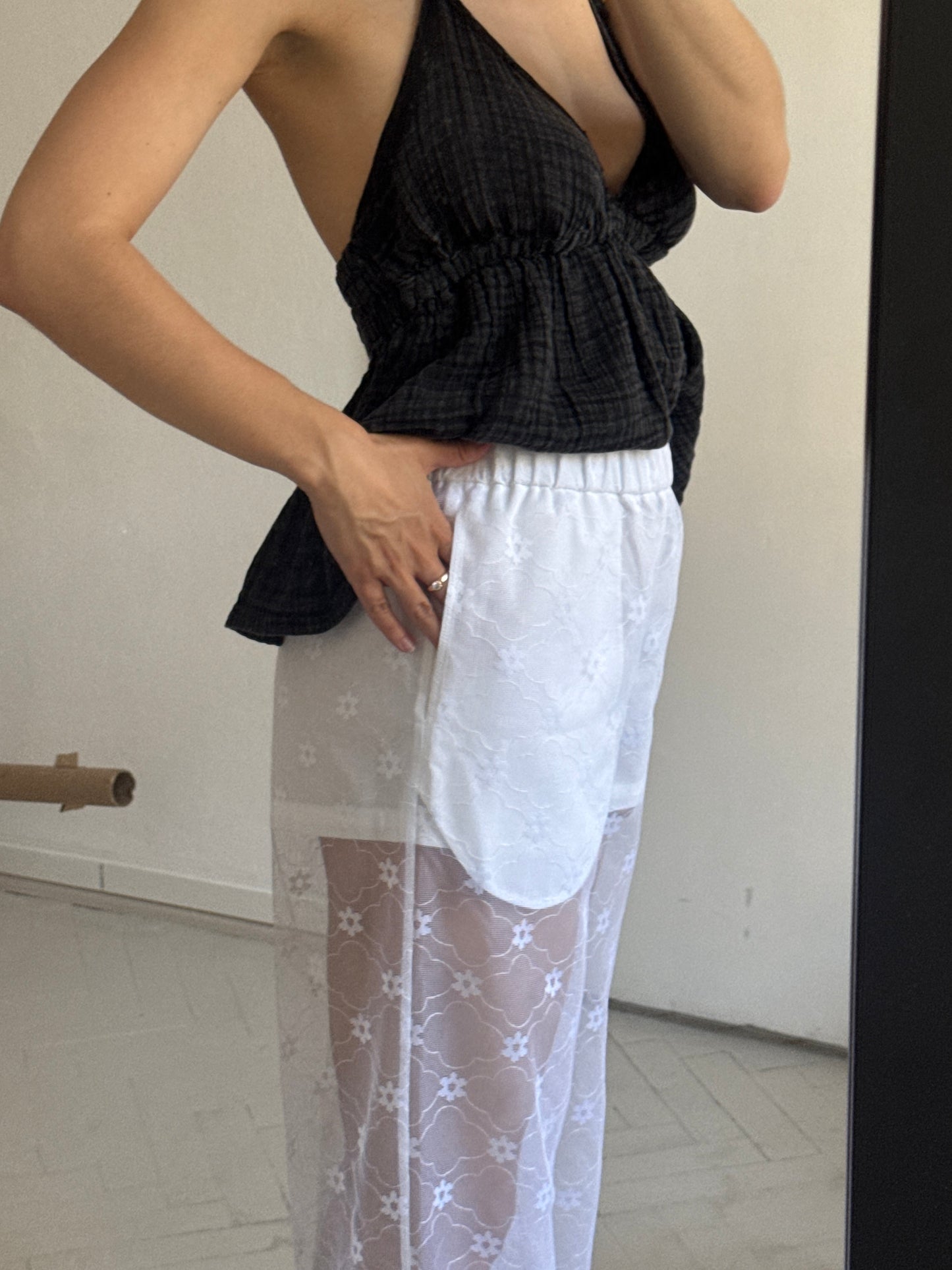 Vintage Curtain Pants