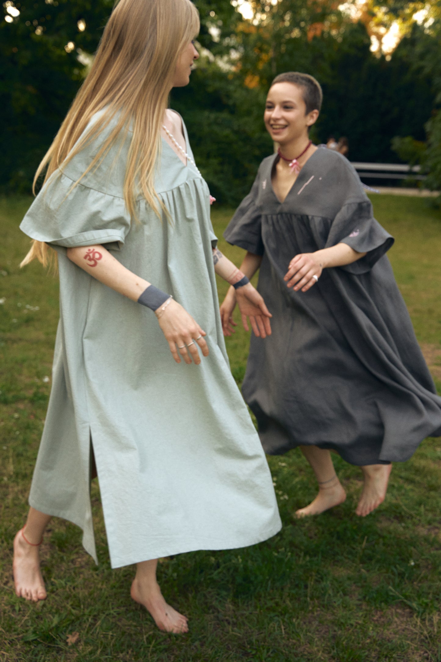 Linen Dress “Dry Mint”
