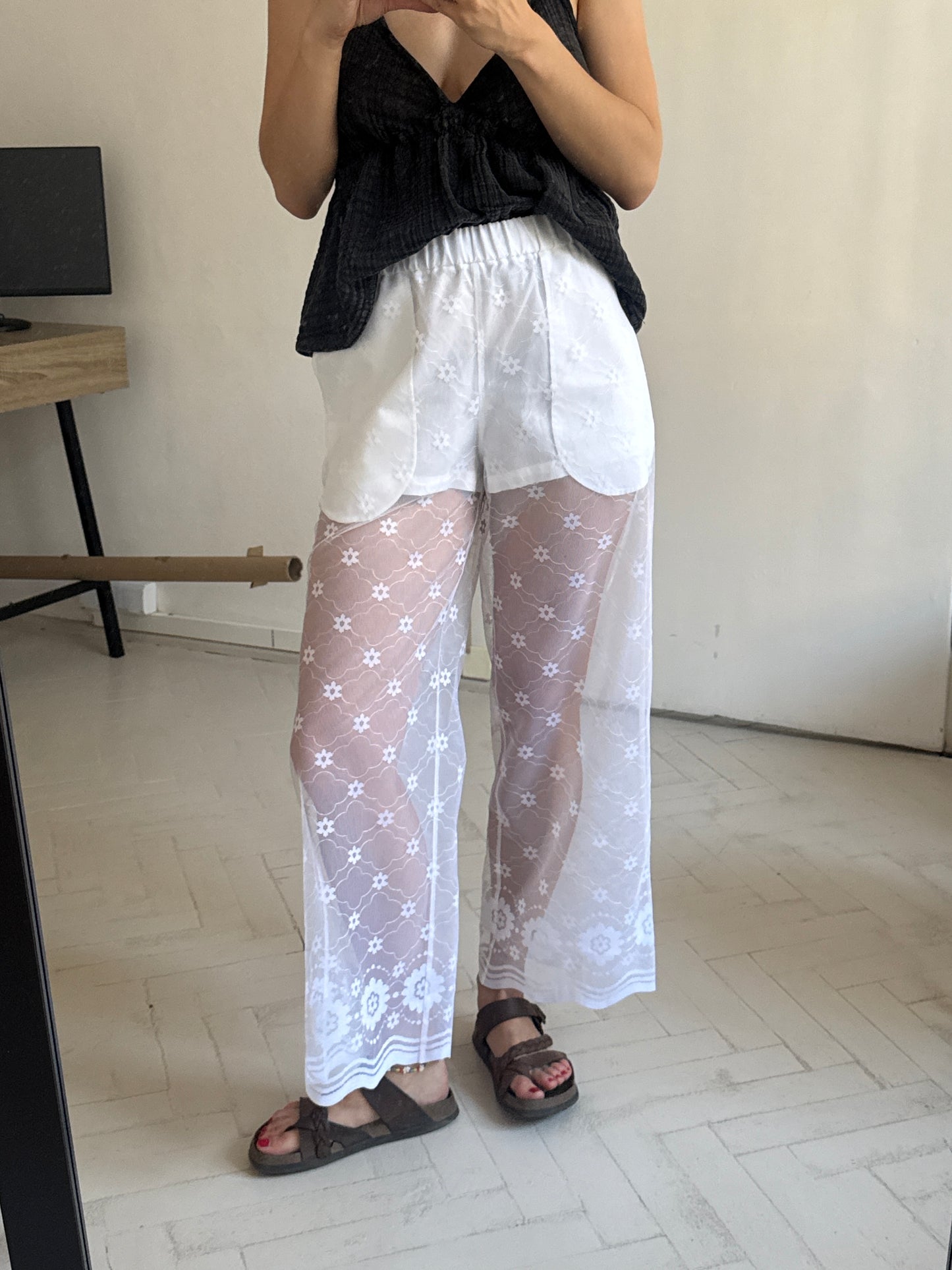 Vintage Curtain Pants
