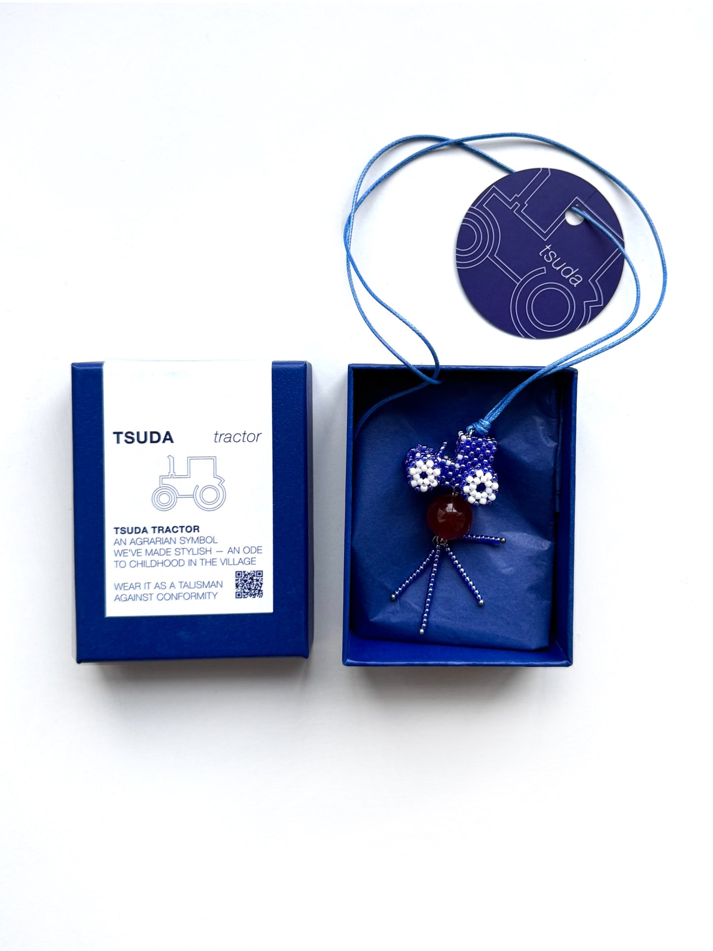 Long tractor pendant