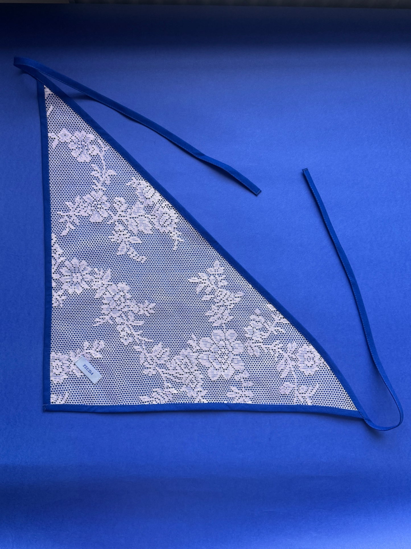 Scarf made from vintage curtain
