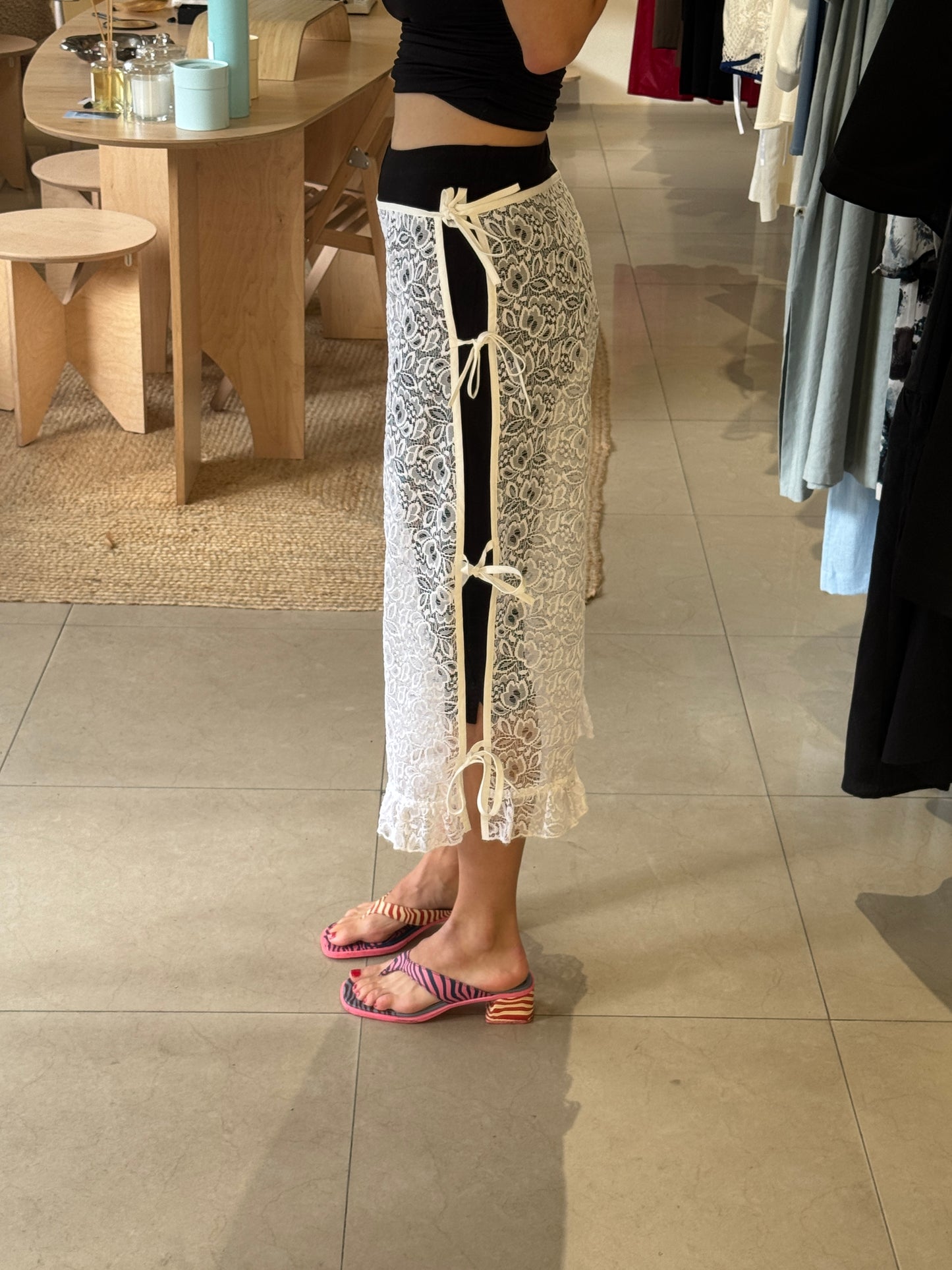 Vintage curtain capri pants