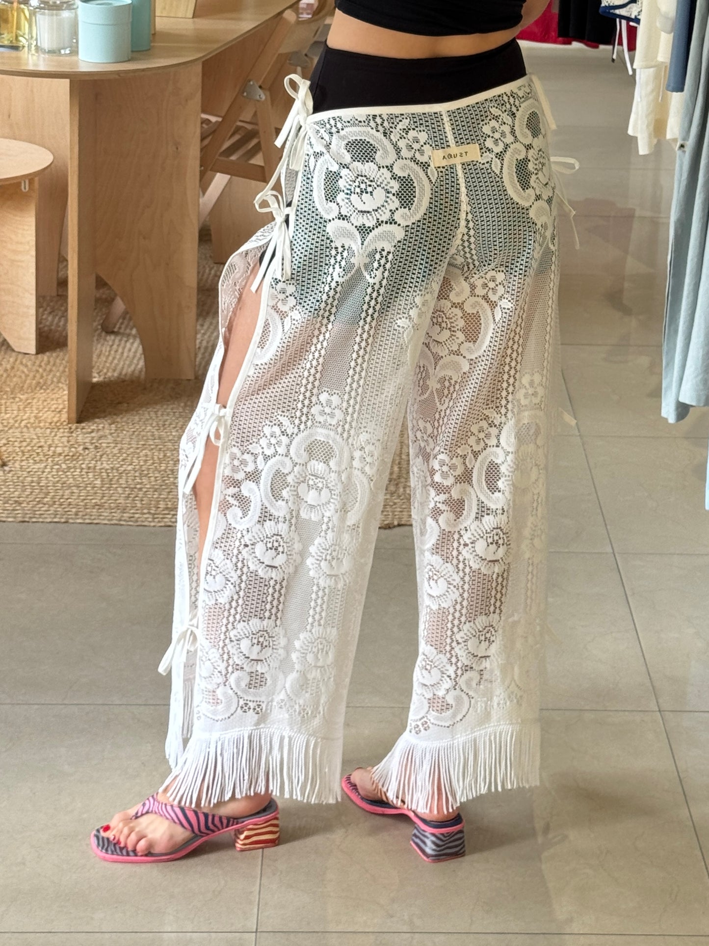 Vintage Curtain Pants