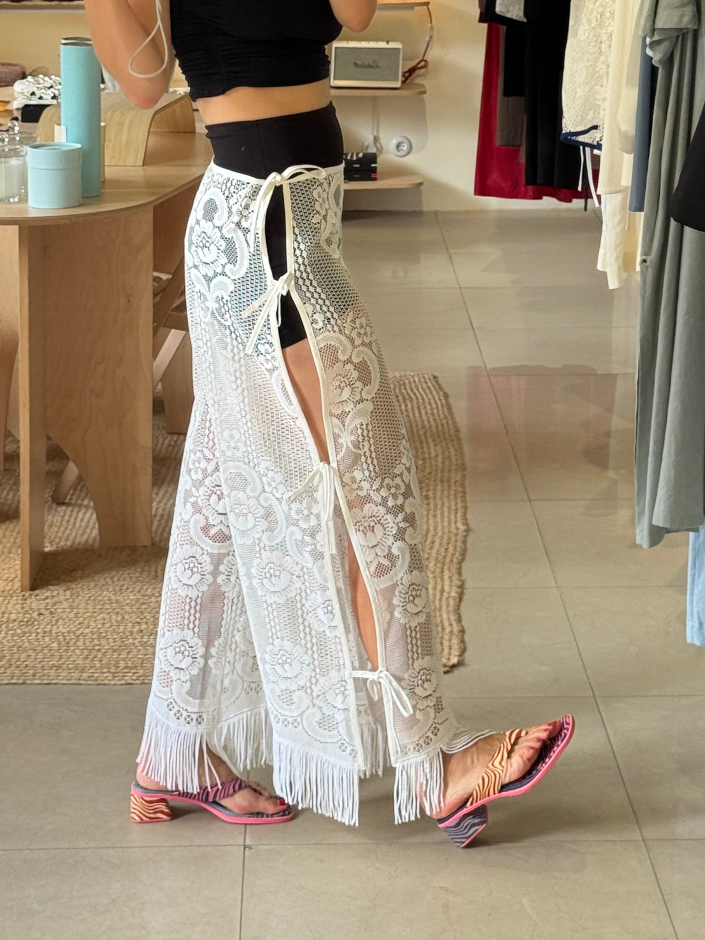 Vintage Curtain Pants