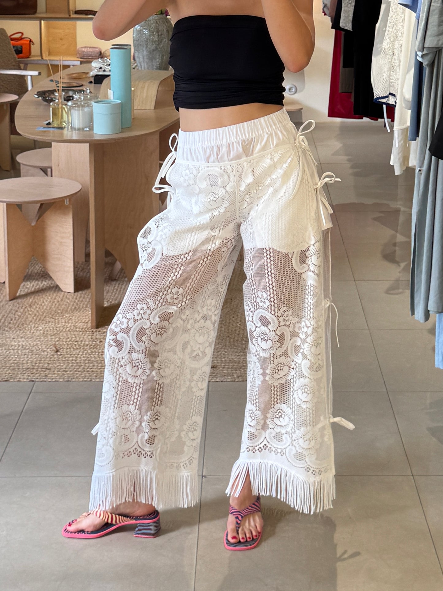 Vintage Curtain Pants