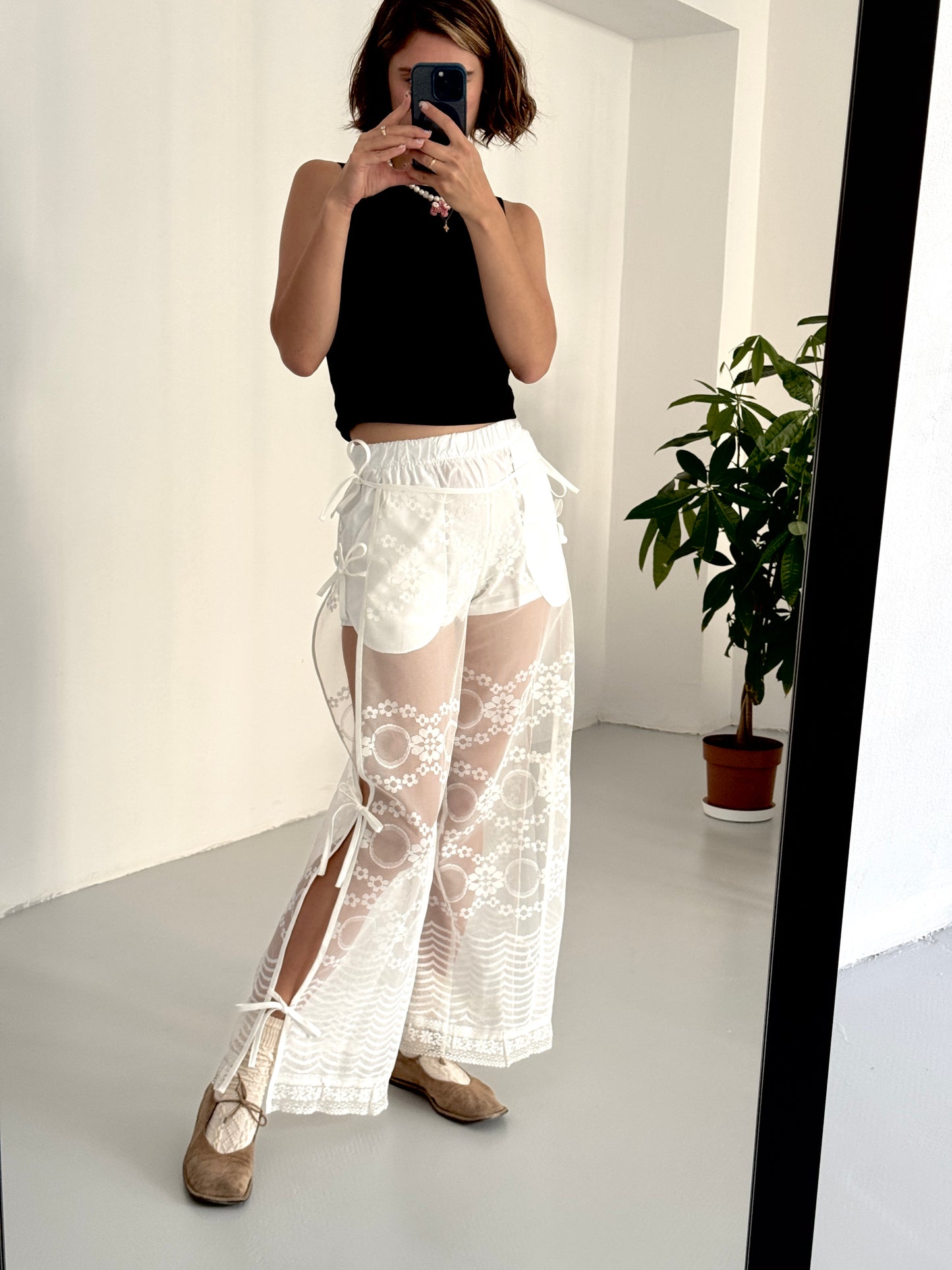 Vintage Curtain Pants