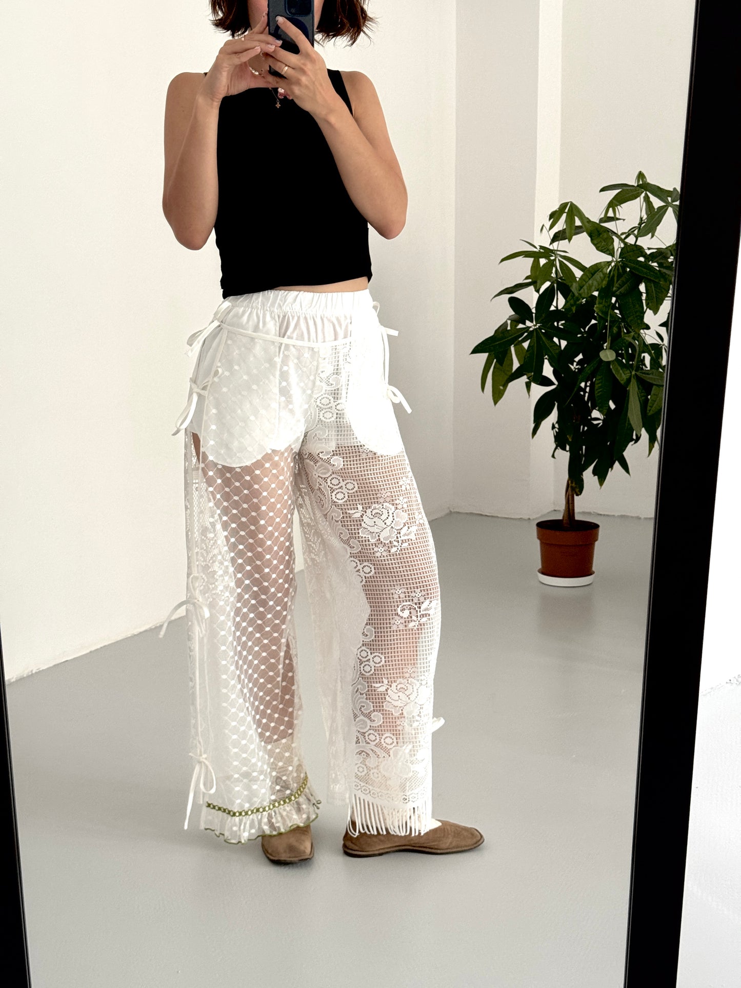 Vintage Curtain Pants