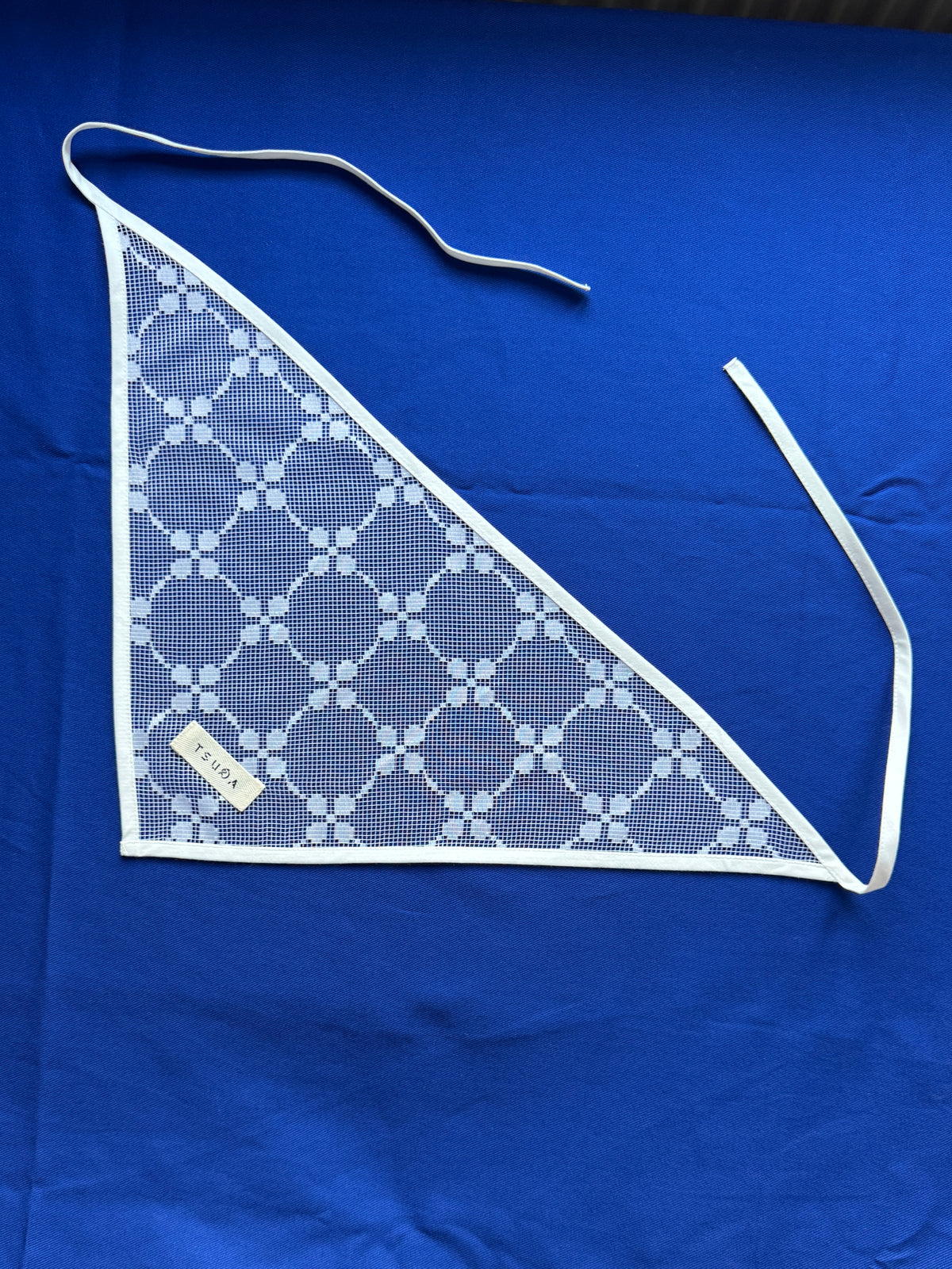 Scarf made from vintage curtain