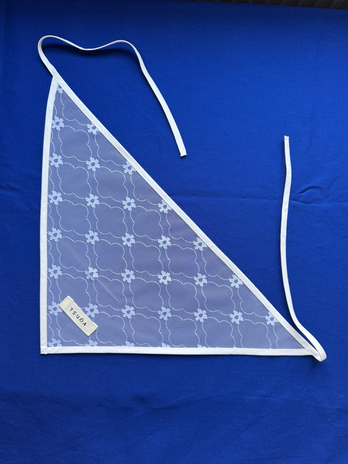 Scarf made from vintage curtain