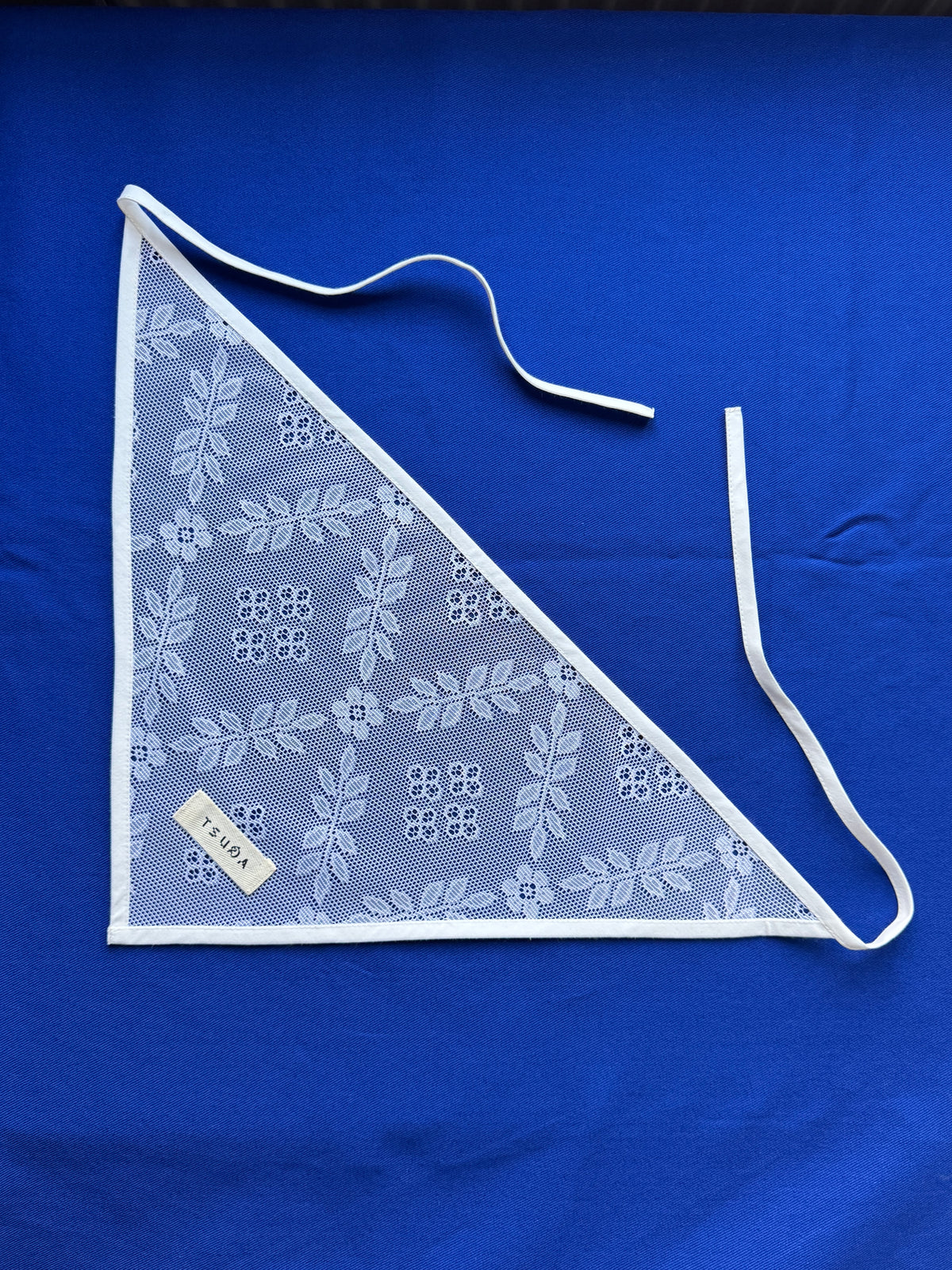 Scarf made from vintage curtain