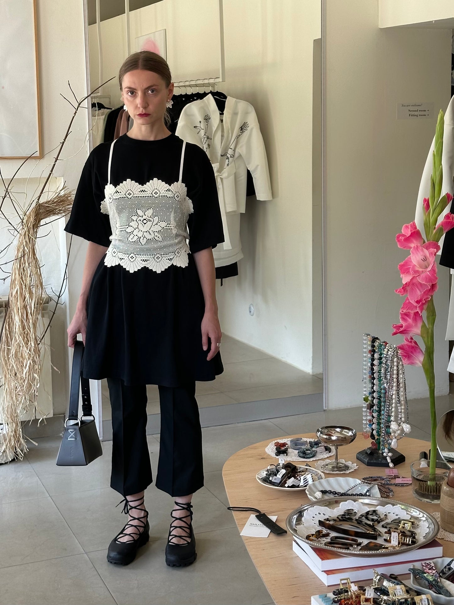 Top from vintage lace doily