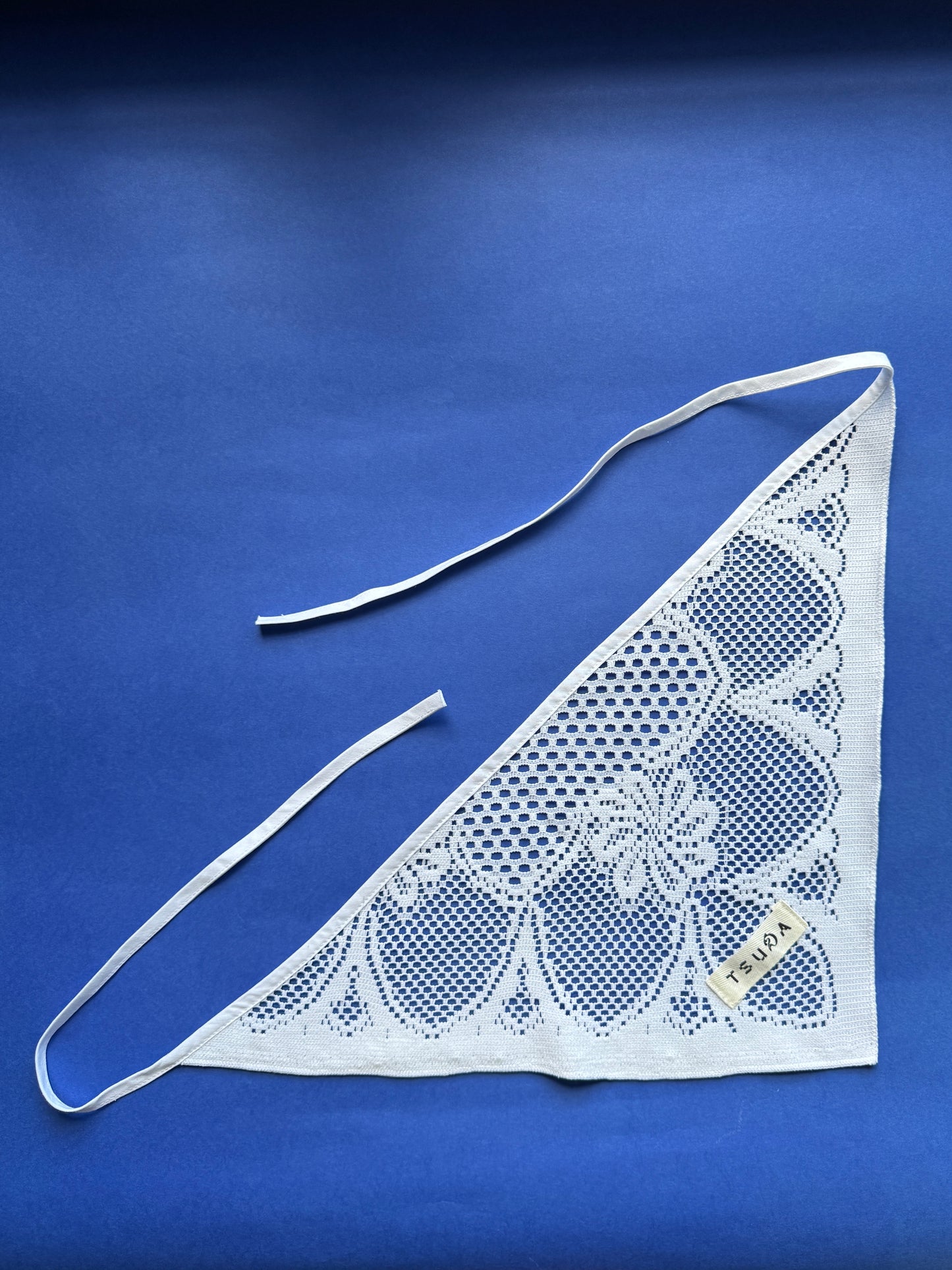 Scarf made from vintage curtain