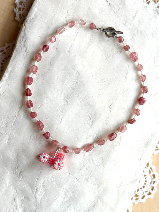 Necklace with a Tractor