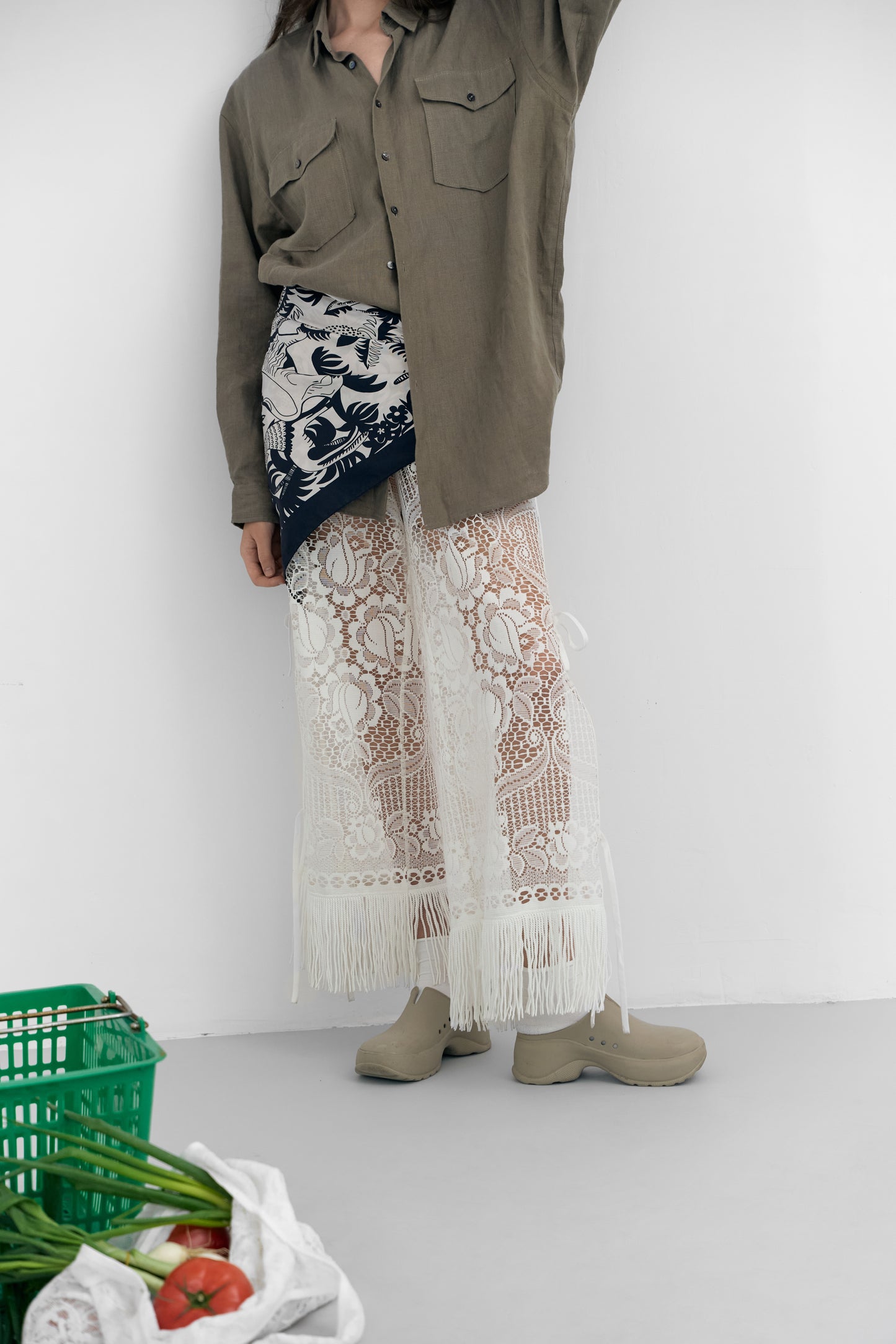 Vintage Curtain Pants